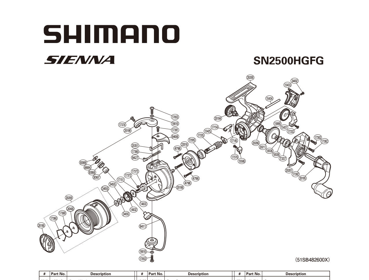SIENNA 2500HG FG – Shimano Canada Fish Shop