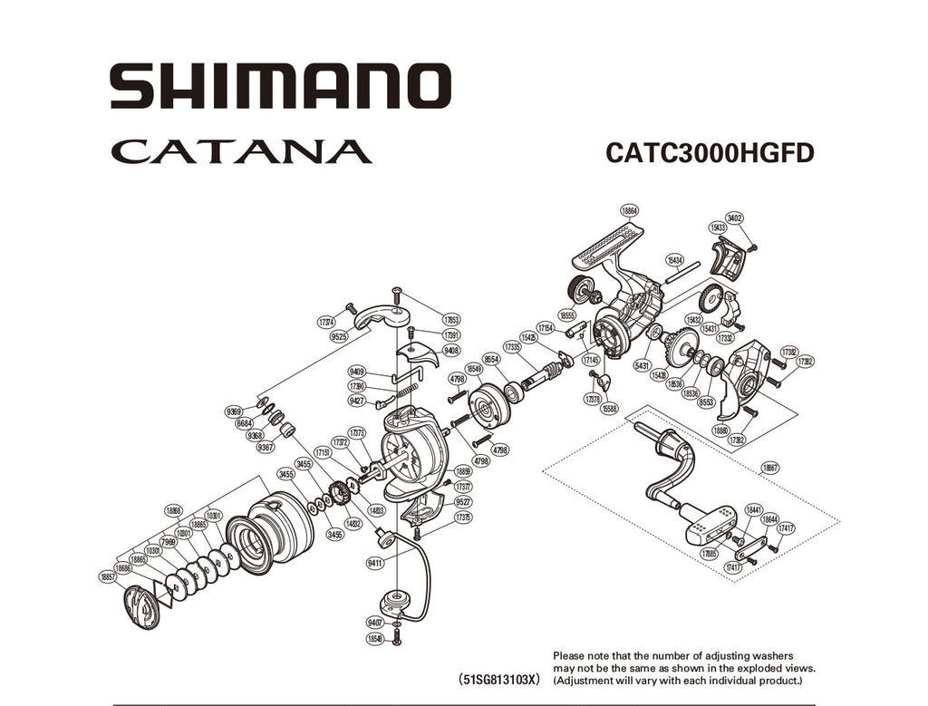 Shimano Catana C3000 HG