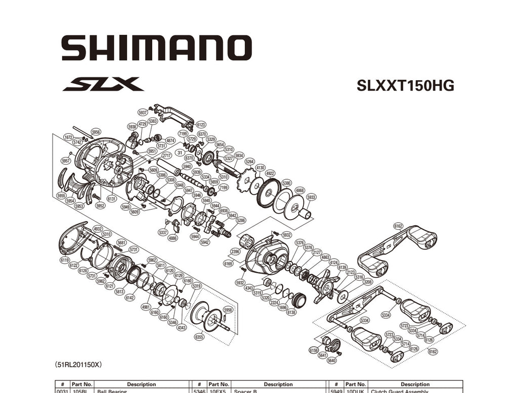 SLX XT 150HG – Shimano Canada Fish Shop