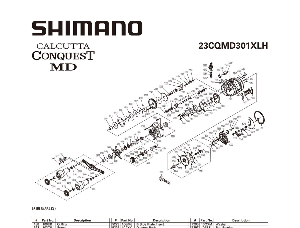 CALCUTTA CONQUEST MD301XG LH B