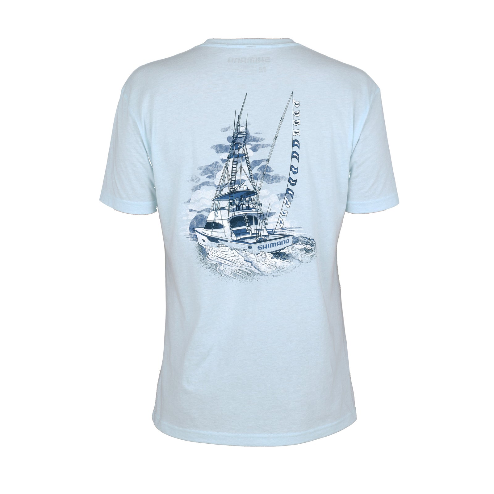 T-SHIRT GRAPHIQUE MANCHES COURTES POISSON DE SPORT